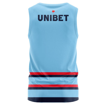Sydney Roosters 2025 Bondi Blue Training Singlet