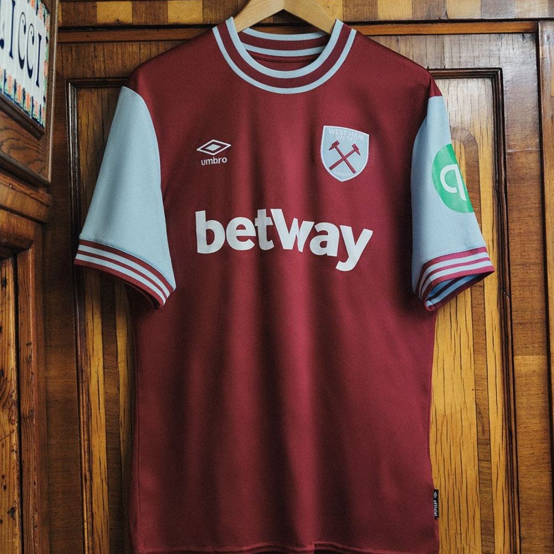 West Ham United 2024/25 Home Jersey Shirt (Add Your Own Name & Number)