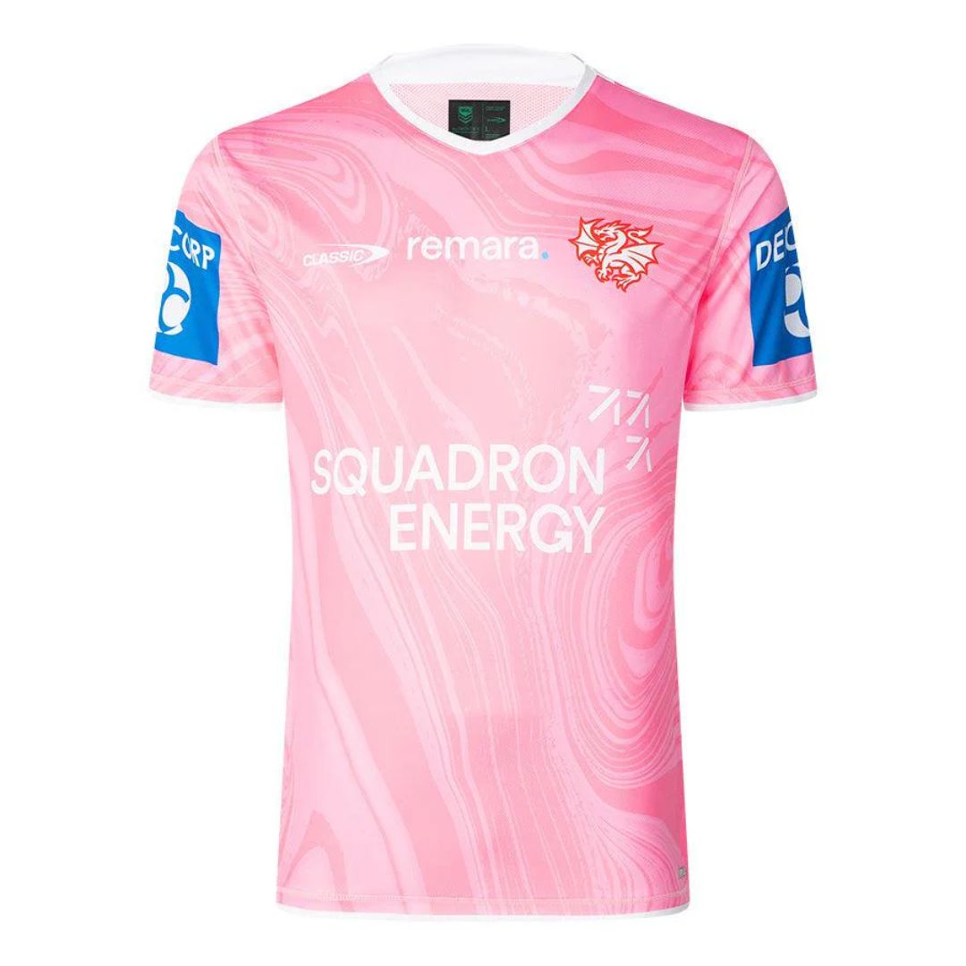 St George Illawarra Dragons 2026 White Training Shirt