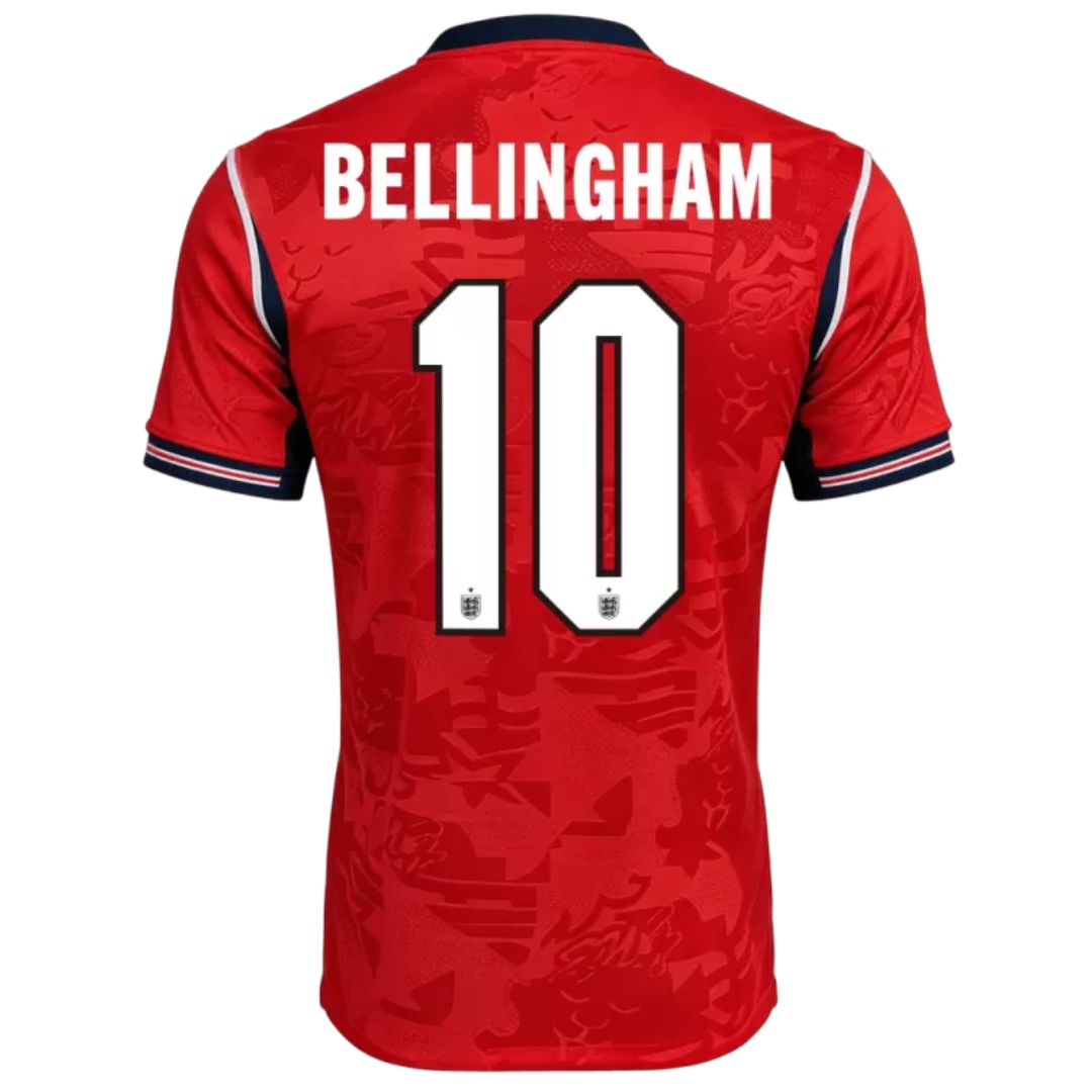 England Soccer 2026 World Cup Bellingham #10 Away Jersey Shirt