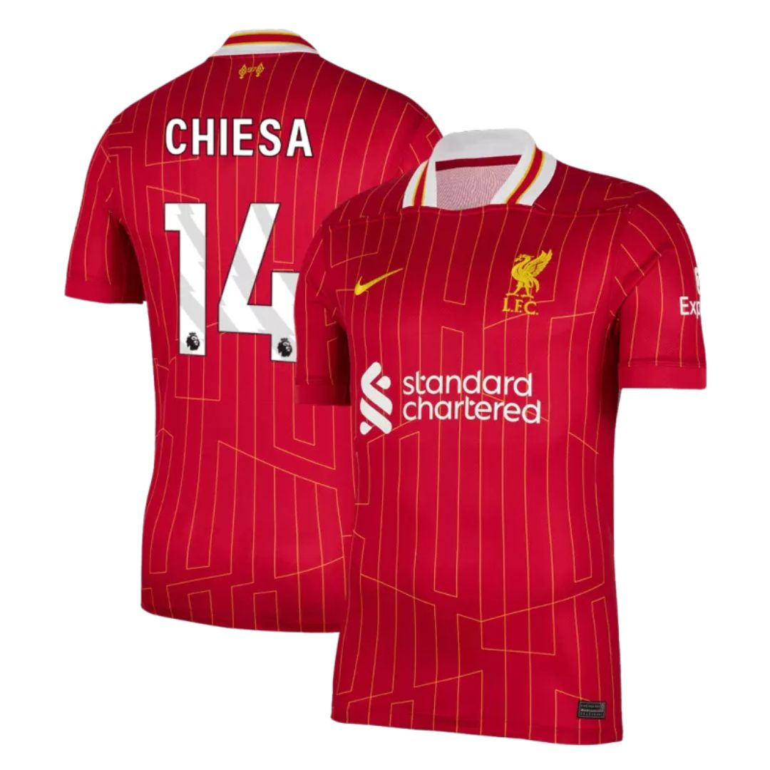 Liverpool 2024/25 Chiesa #14 Home Jersey Shirt