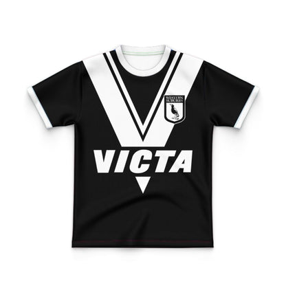Western Suburbs Magpies 1978 Kids Retro Home Jersey