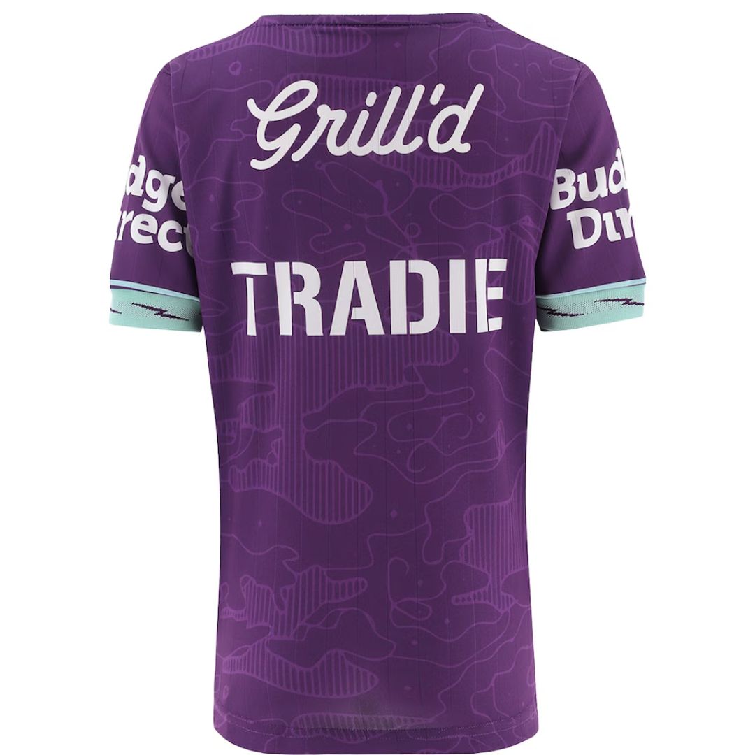 Melbourne Storm 2026 Kids Purple Training Shirt