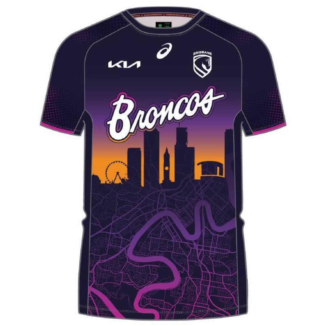 Brisbane Broncos 2026 Run Out Shirt