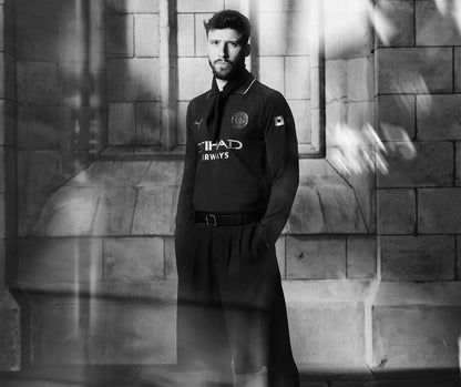 Manchester City 2025/26 Player's Edition Long Sleeve Away Jersey Shirt