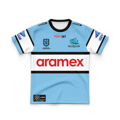Cronulla Sutherland Sharks 2026 Kids Home Jersey