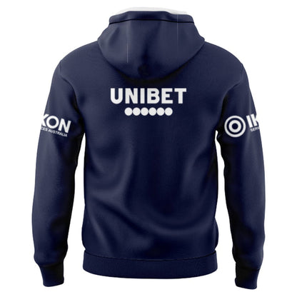Sydney Roosters 2025 Navy Blue Training Hoodie with Zipper