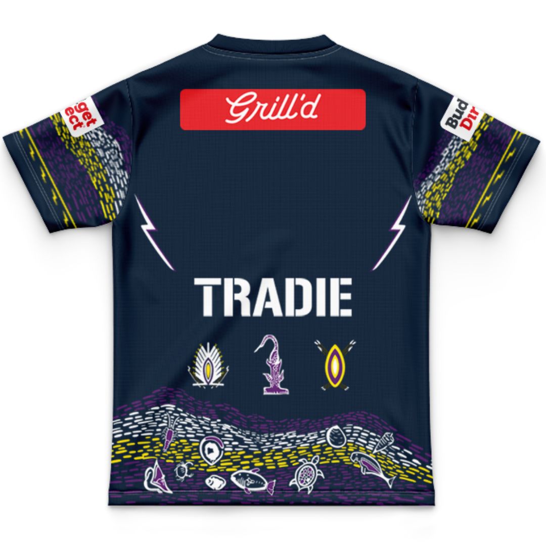 Melbourne Storm 2026 Kids Indigenous Jersey