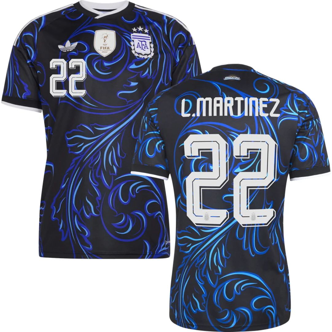 Argentina 2026 World Cup L.Martinez #22 Away Jersey