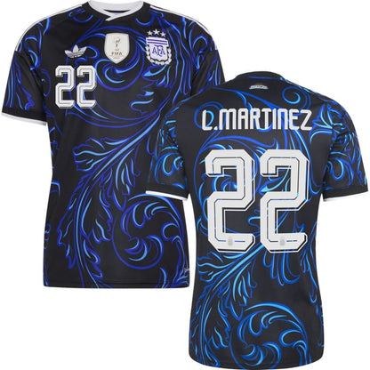 Argentina 2026 World Cup L.Martinez #22 Away Jersey