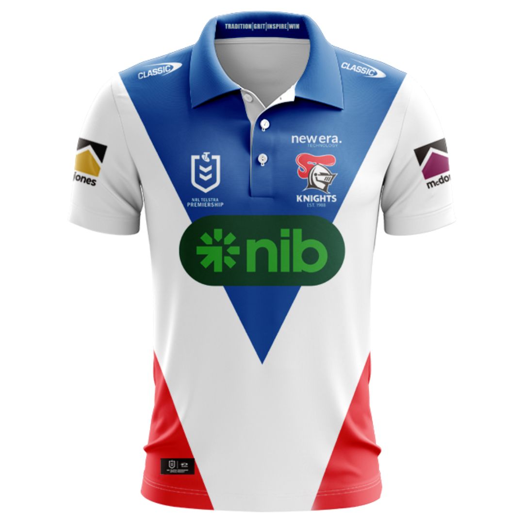 Newcastle Knights 2025 Away Polo Shirt