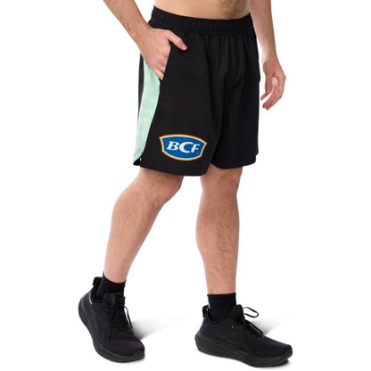 Brisbane Broncos 2025 Black Training Gym Shorts