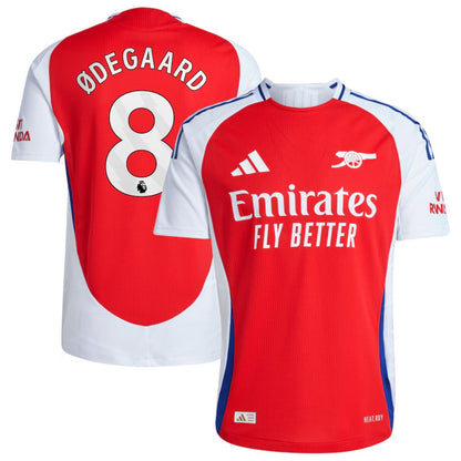 Arsenal Gunners 2024/25 Ødegaard #8 Home Jersey Shirt