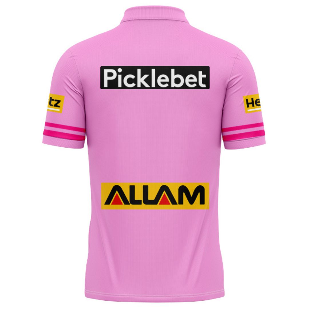 Penrith Panthers 2026 Pink Training Polo Shirt