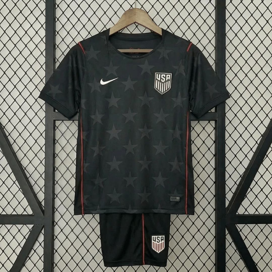 United States 2026 World Cup Kids Away Jersey Shirt and Shorts Kit