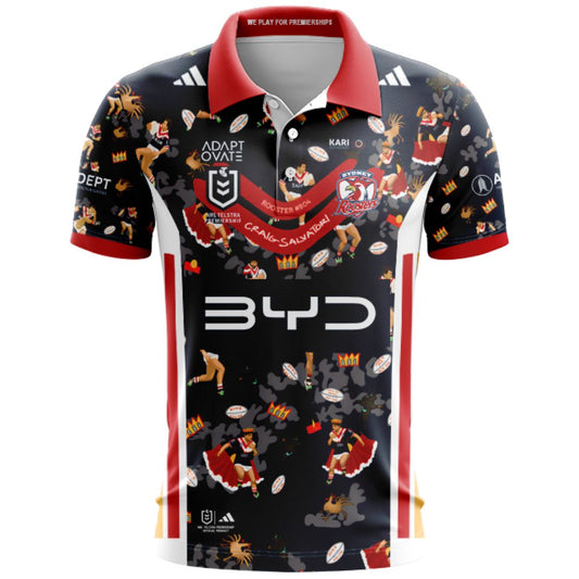 Sydney Roosters 2026 Indigenous Polo Shirt