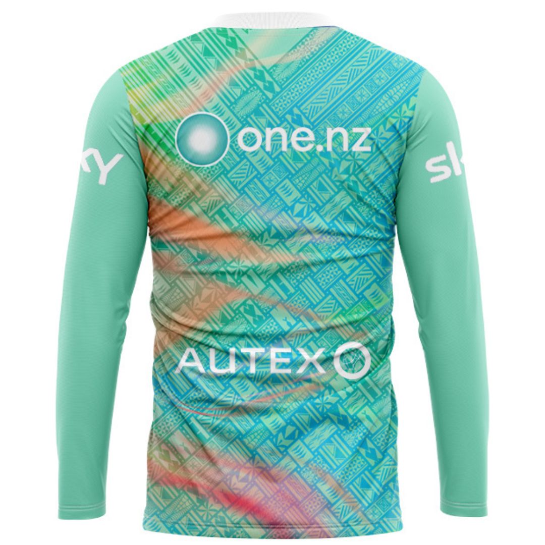 New Zealand Warriors 2025 Pasifika Long Sleeve Shirt