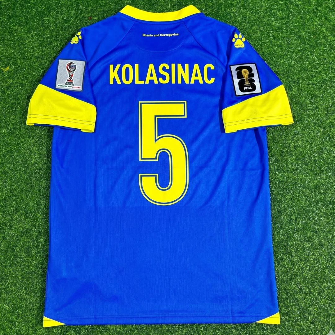 Bosnia and Herzegovina Kolašinac #5 Football Home Jersey Shirt