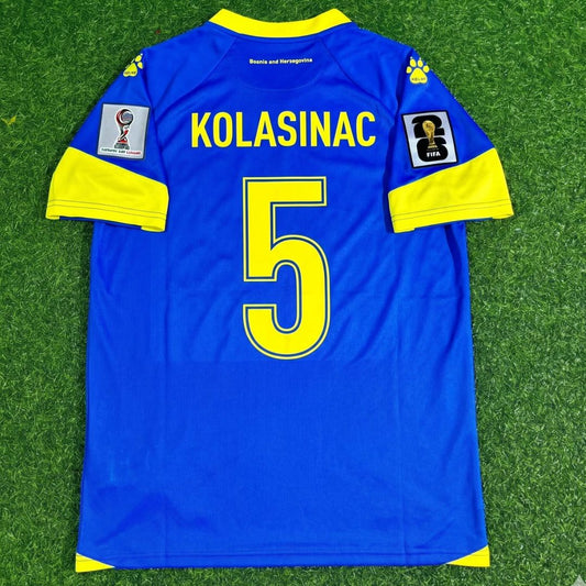 Bosnia and Herzegovina Kolašinac #5 Football Home Jersey Shirt
