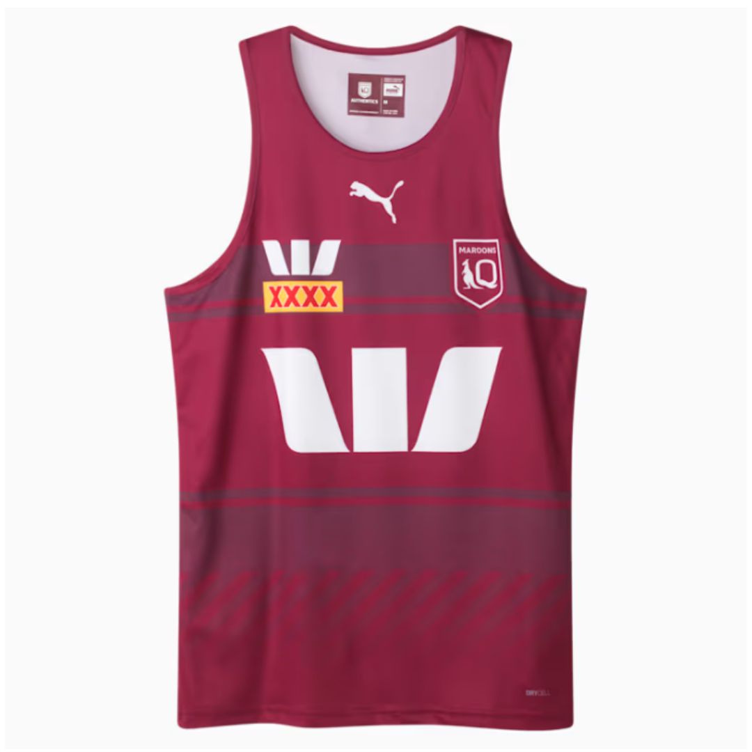 Queensland Maroons 2025 State Of Origin Training Singlet