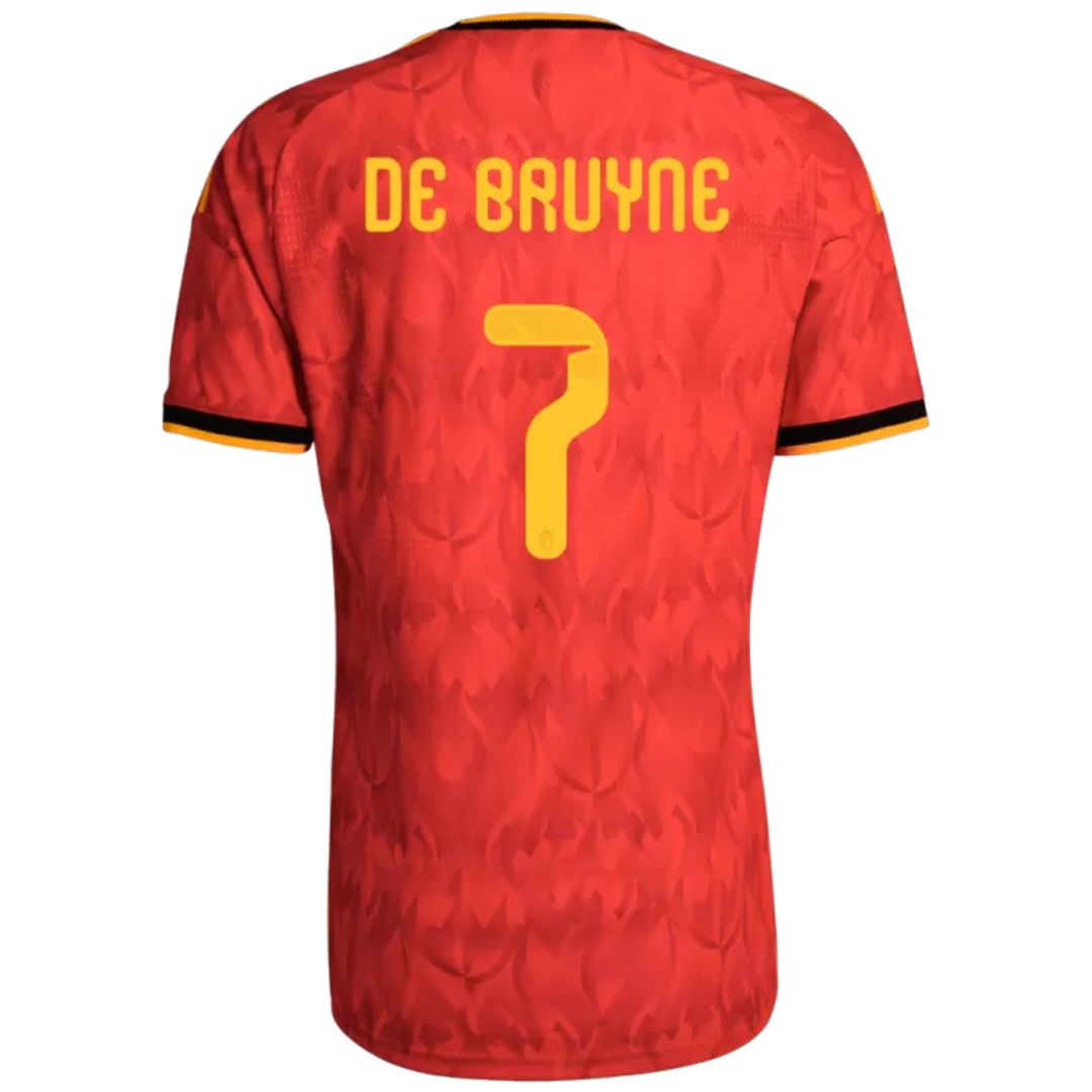 Belgium 2026 World Cup De Bruyne # 7 Player's Edition Home Jersey Shirt
