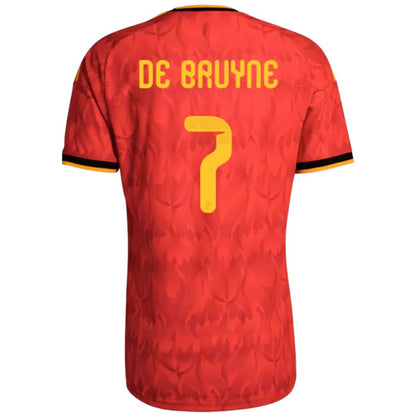 Belgium 2026 World Cup De Bruyne # 7 Player's Edition Home Jersey Shirt
