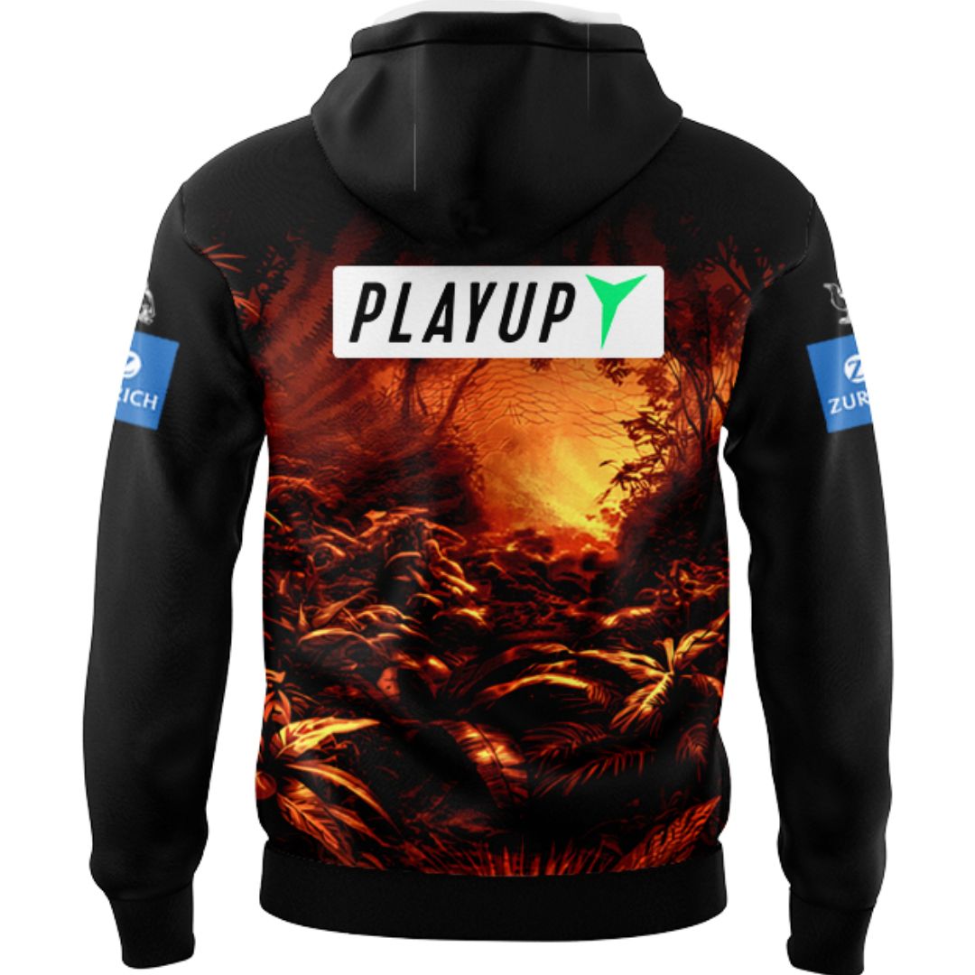 Wests Tigers 2026 Captains Run Hoodie with Zipper