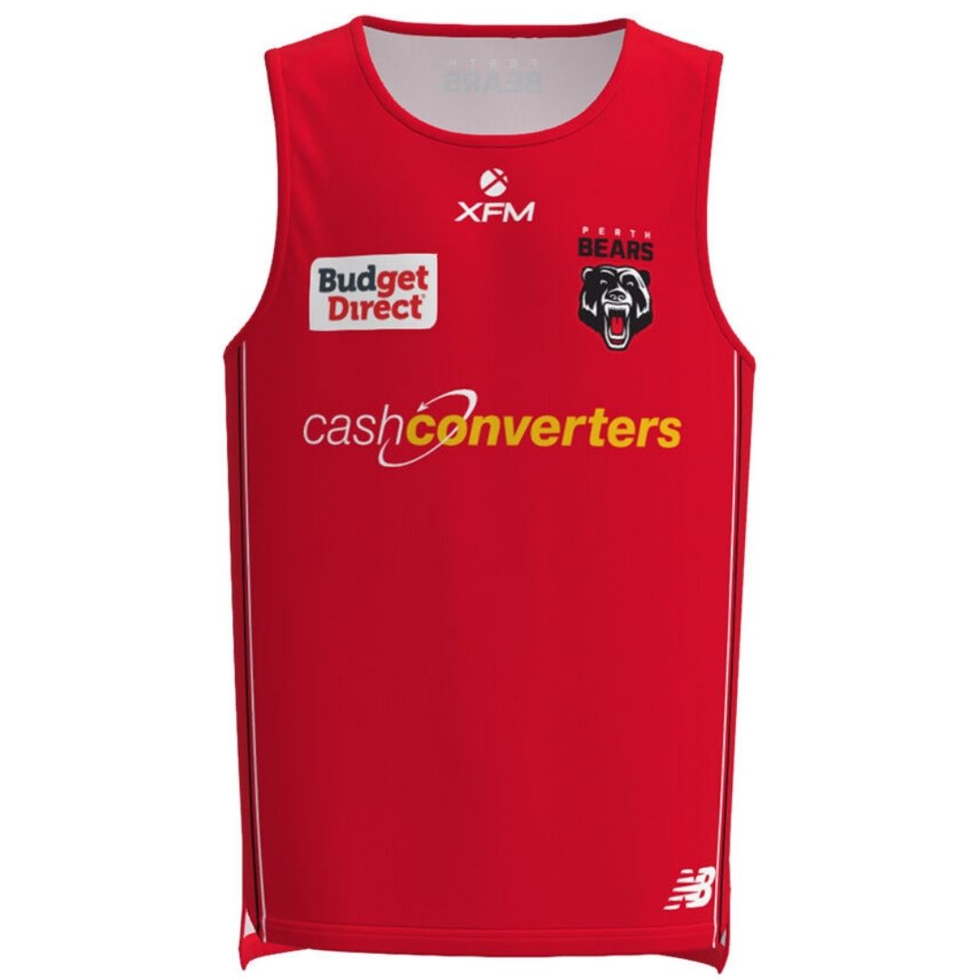 Perth Bears 2027 Red Training Singlet