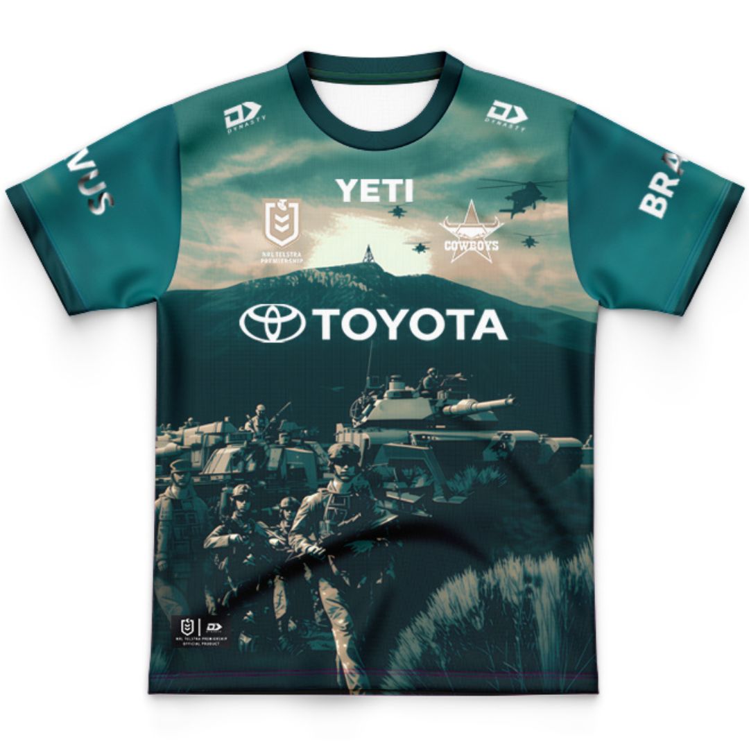 North Queensland Cowboys 2026 Kids Defence Jersey