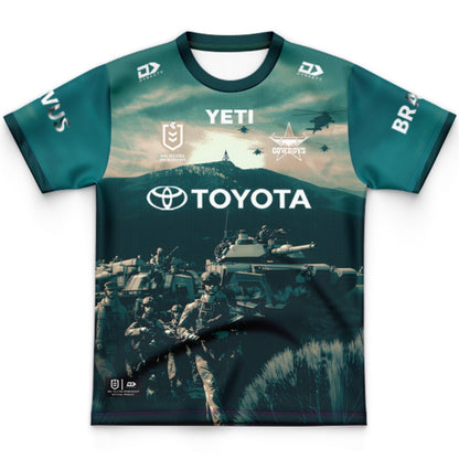 North Queensland Cowboys 2026 Kids Defence Jersey