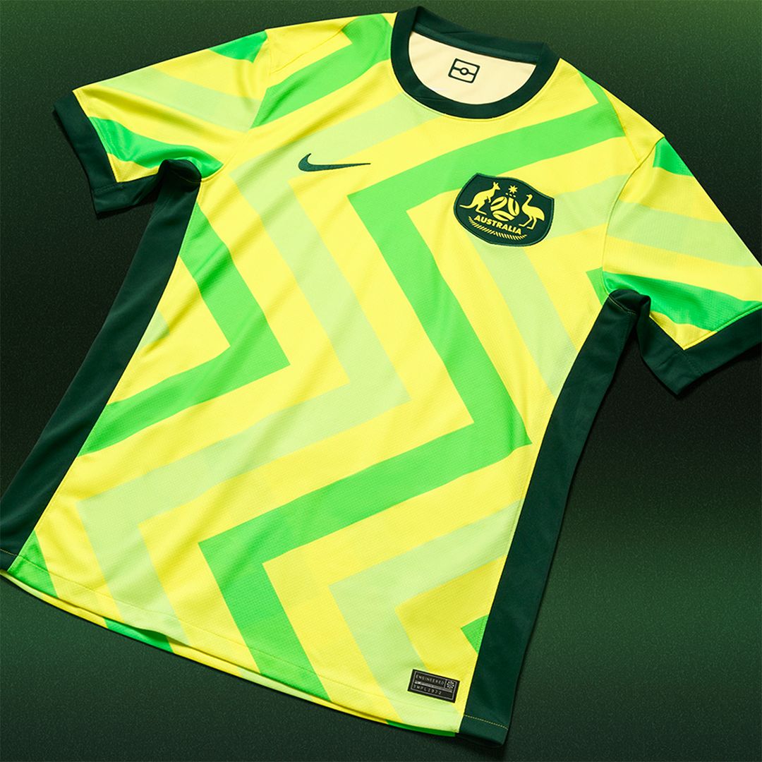 Australian Socceroos 2025/26 Kids Stadium Home Jersey