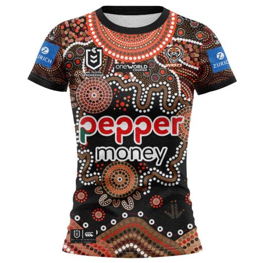 Wests Tigers 2026 Women's Indigenous Shirt