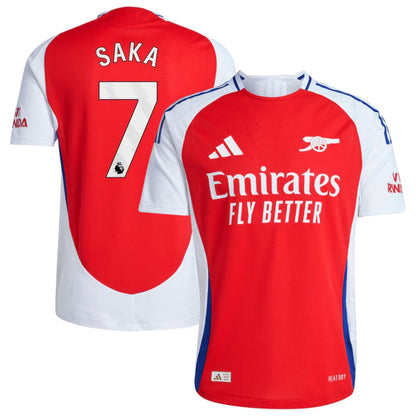 Arsenal Gunners 2024/25 Saka #7 Home Jersey Shirt