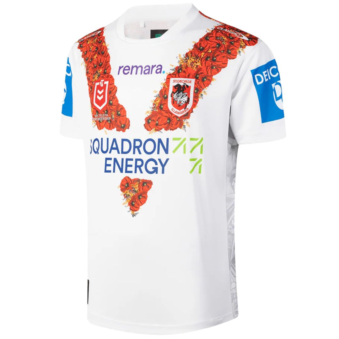 St George Illawarra Dragons 2026 ANZAC Round Jersey