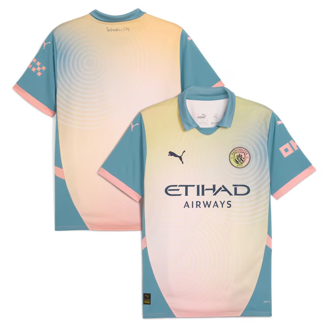 Manchester City 2024/25 Fourth Jersey Shirt designed by Noel Gallagher