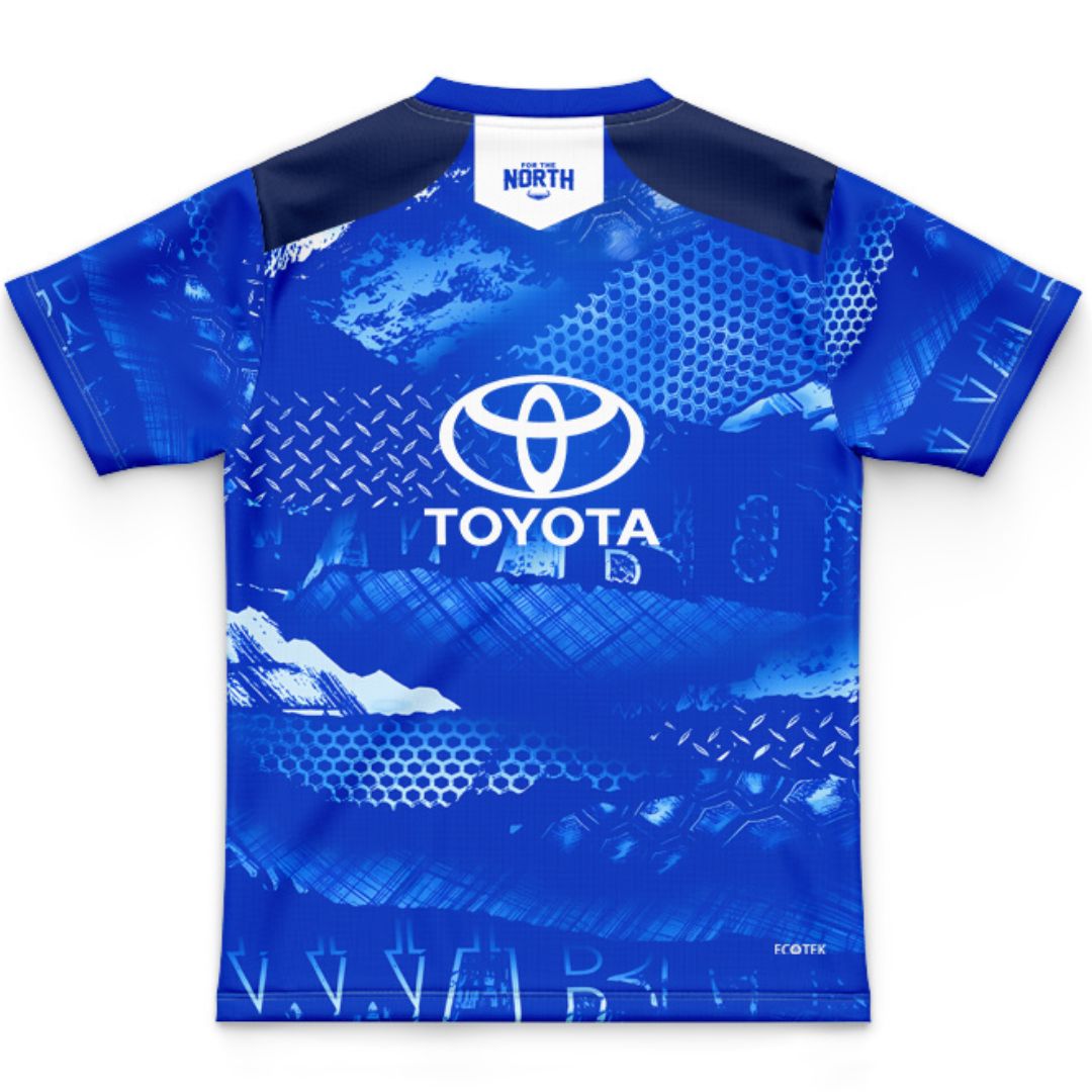 North Queensland Cowboys 2026 Kids Blue Training Jersey