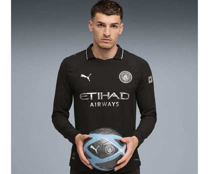 Manchester City 2025/26 Player's Edition Long Sleeve Away Jersey Shirt