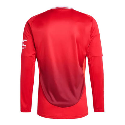 Manchester United 2024/25 Long Sleeve Home Jersey Shirt