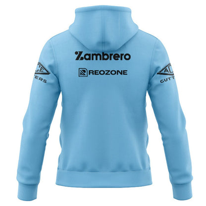 Cronulla Sutherland Sharks 2026 Sky Blue Training Hoodie with Zipper