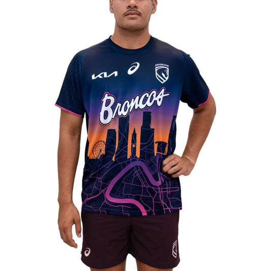 Brisbane Broncos 2026 Run Out Shirt