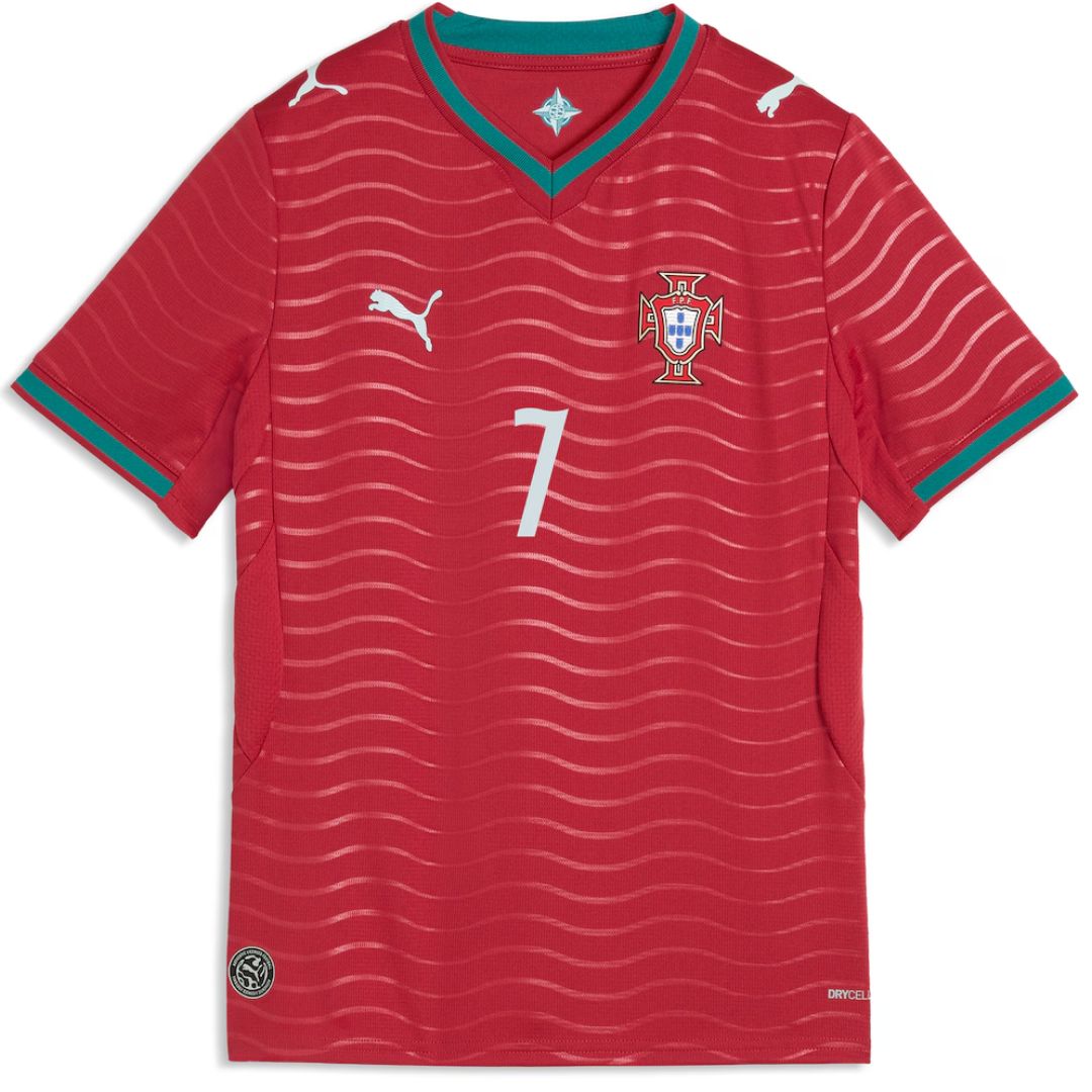 Portugal 2026 Cristiano Ronaldo Soccer World Cup of Football Kids Home Jersey Shirt