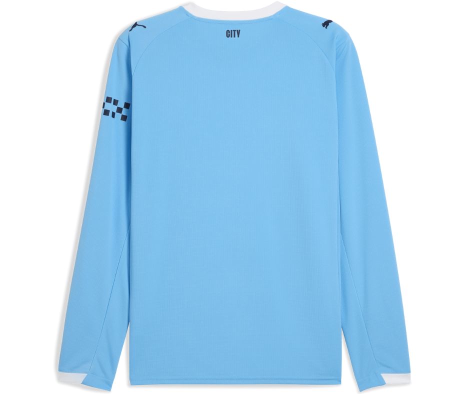 Manchester City 2025/26 Player's Edition Long Sleeve Home Jersey Shirt