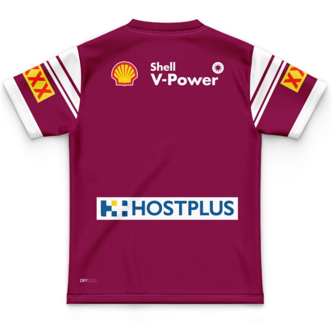 Queensland Maroons 2024 State Of Origin Kids Harvey Norman Jersey