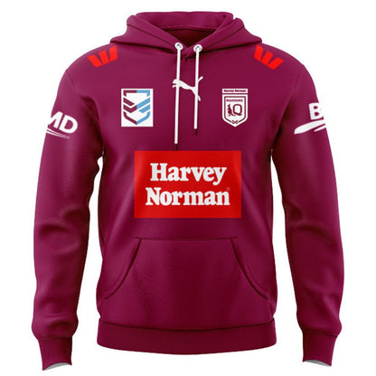 Queensland Maroons 2024 State Of Origin Harvey Norman Hoodie
