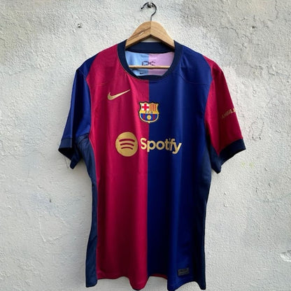 Barcelona 2024/25 Kids Home Jersey Shirt (Add Your Own Name & Number)