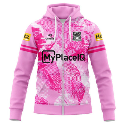 Penrith Panthers 2026 Pink Training Hoodie with Zipper