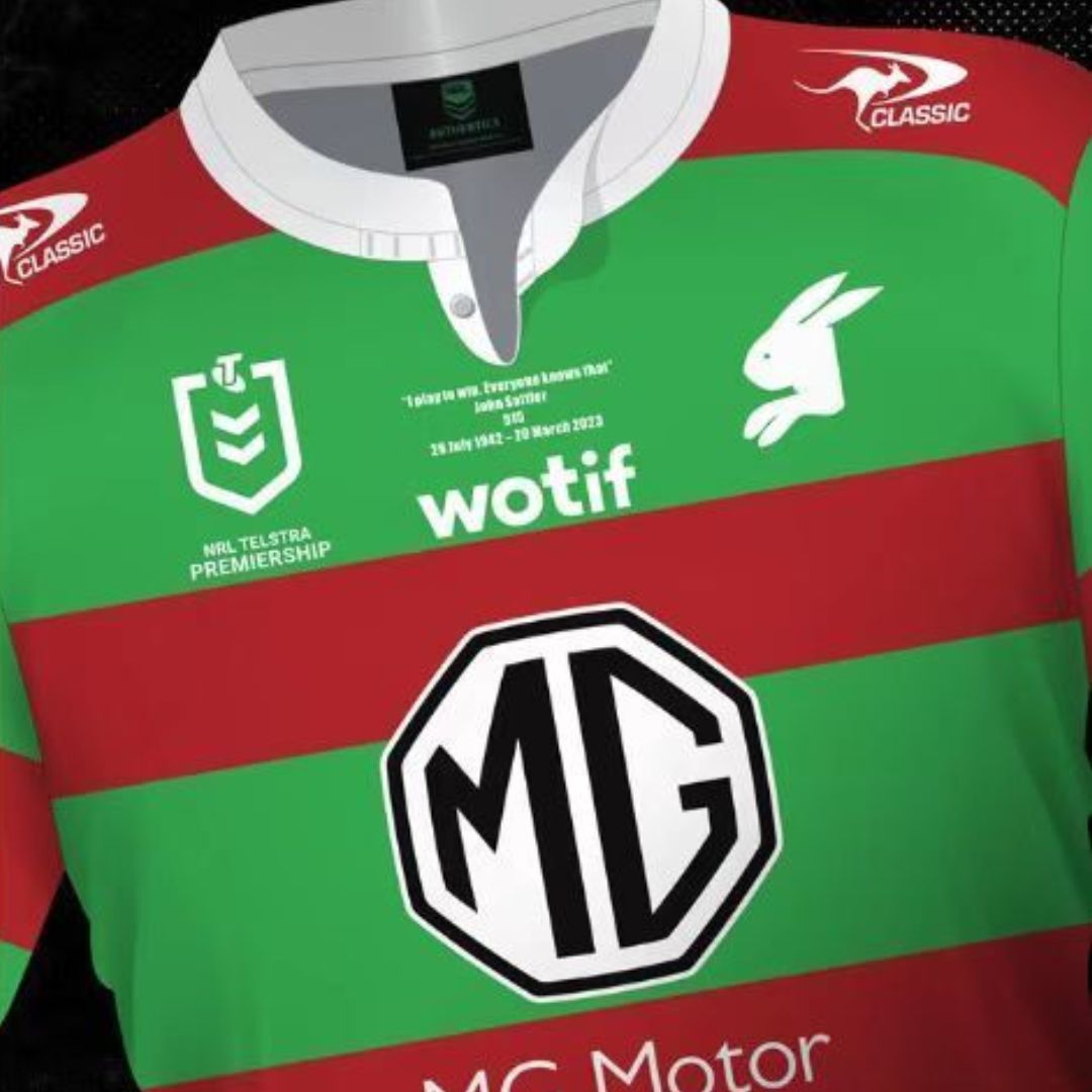 South Sydney Rabbitohs John Sattler Commemorative Jersey