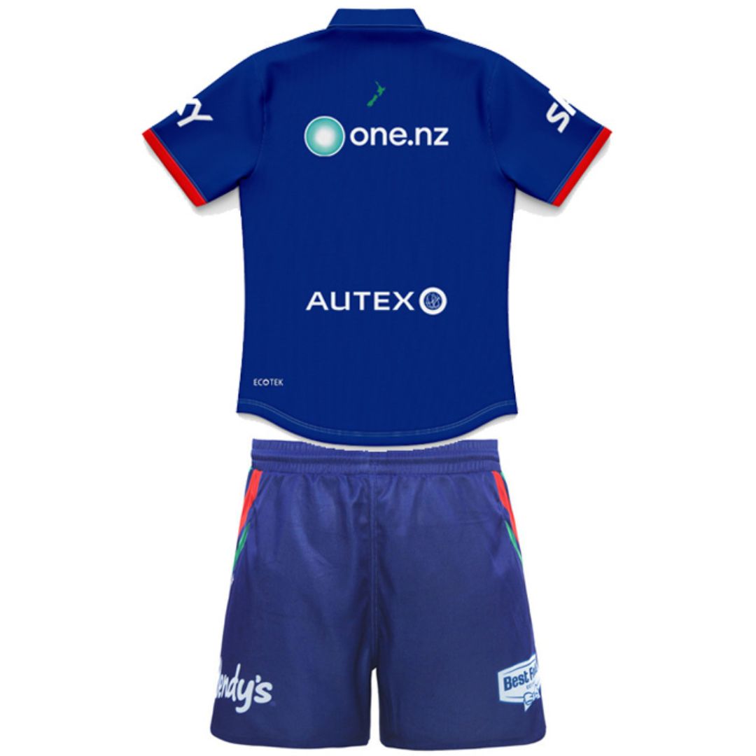 New Zealand Warriors 2026 Kids Home Polo Shirt and Shorts Kit