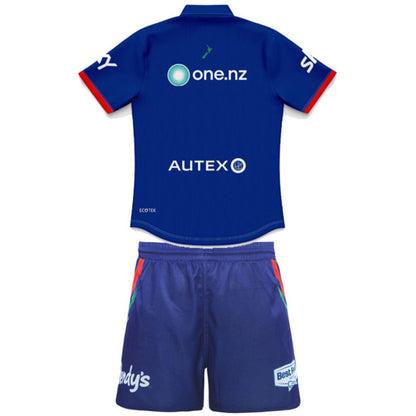 New Zealand Warriors 2026 Kids Home Polo Shirt and Shorts Kit