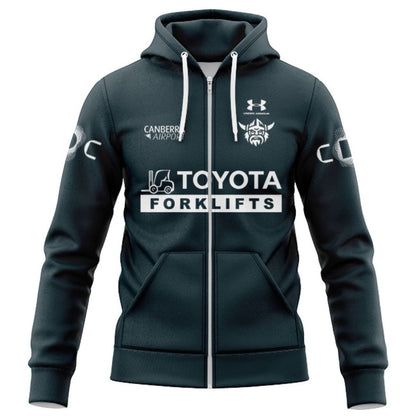 Canberra Raiders 2026 Daintree Training Hoodie with Zipper